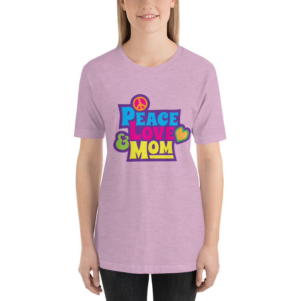 Peace, Love, & Mom Tee