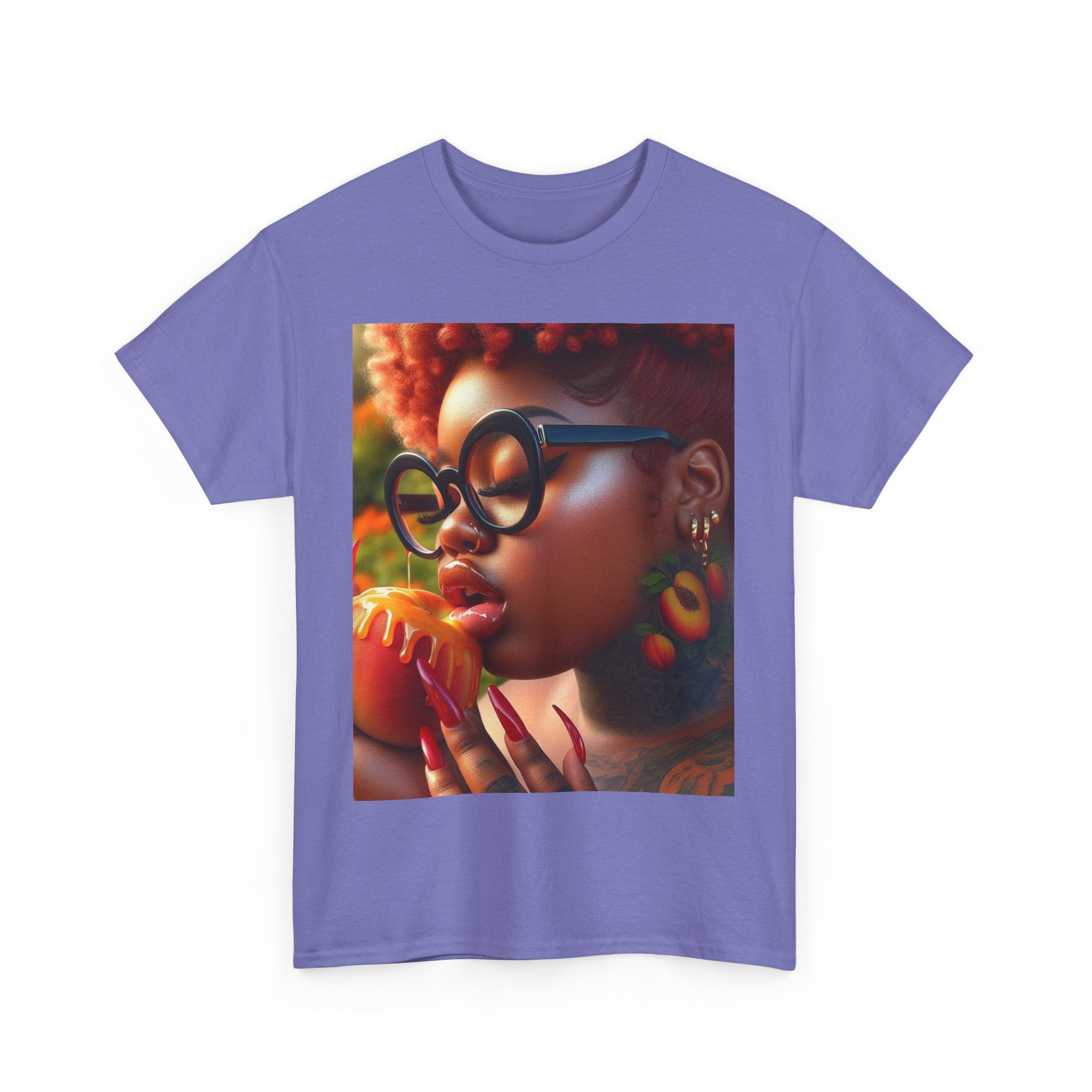 “Georgia Peach” Cotton Graphic Tee