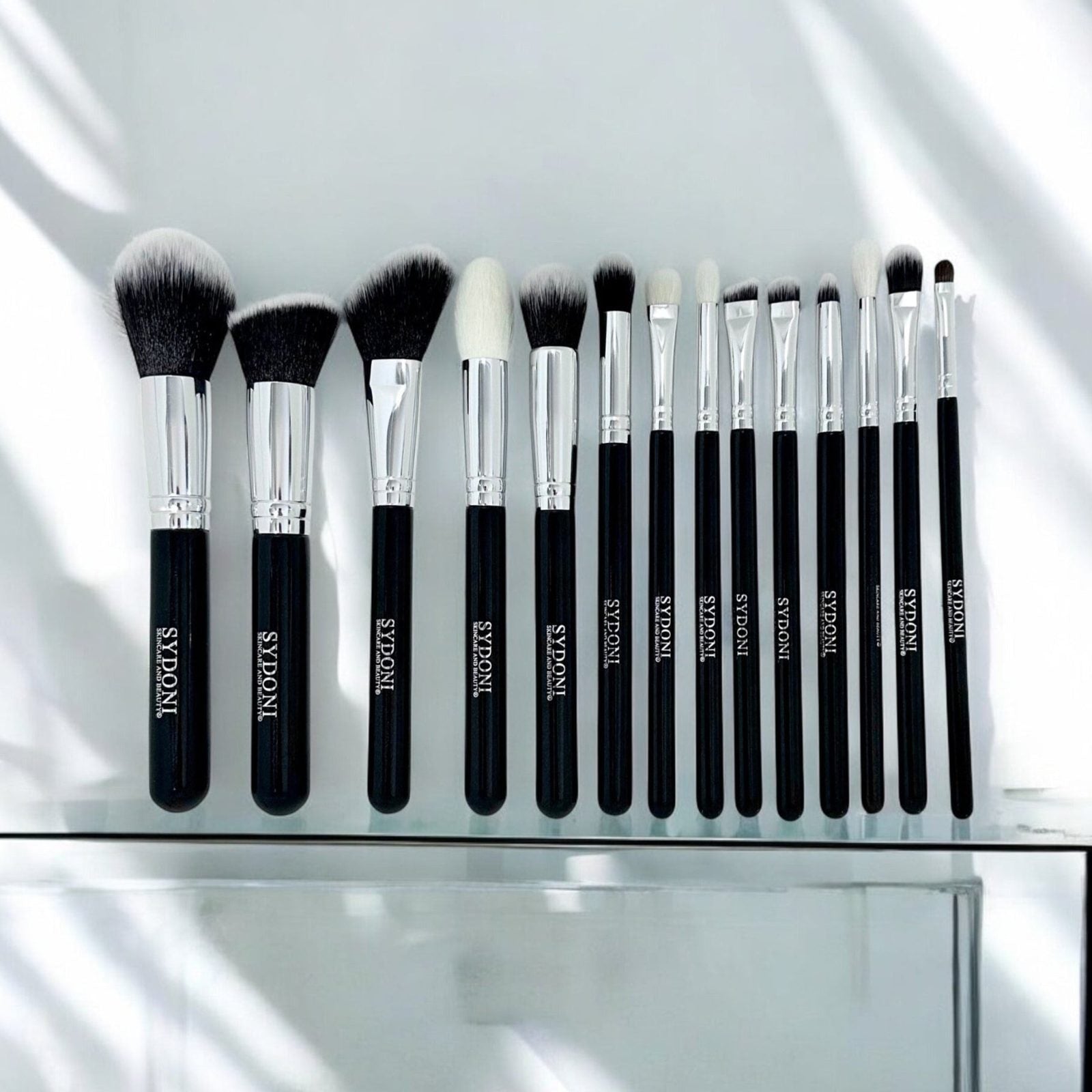 MOST LOVED! 14 PIECE PROFESSIONAL MAKEUP BRUSH SET with TRAVEL BRUSH HOLDER