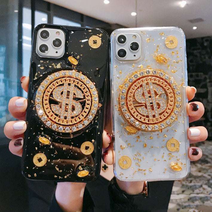 RAMODO "Midas Touch" 3D Diamond Dollar Turnplate Phone Case