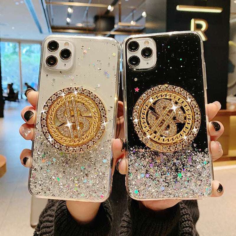 RAMODO "Midas Touch" 3D Diamond Dollar Turnplate Phone Case