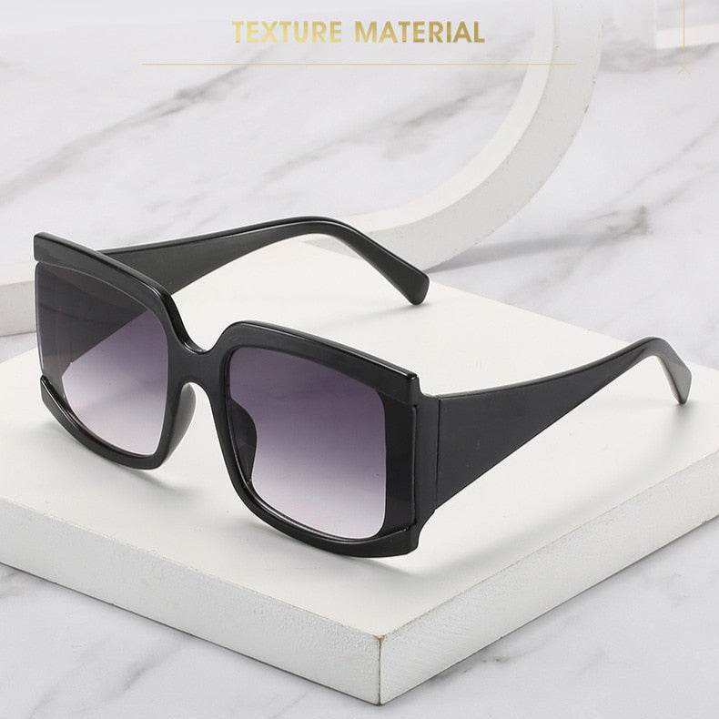 Square Oversized Sunglasses - Bold & Retro Chic