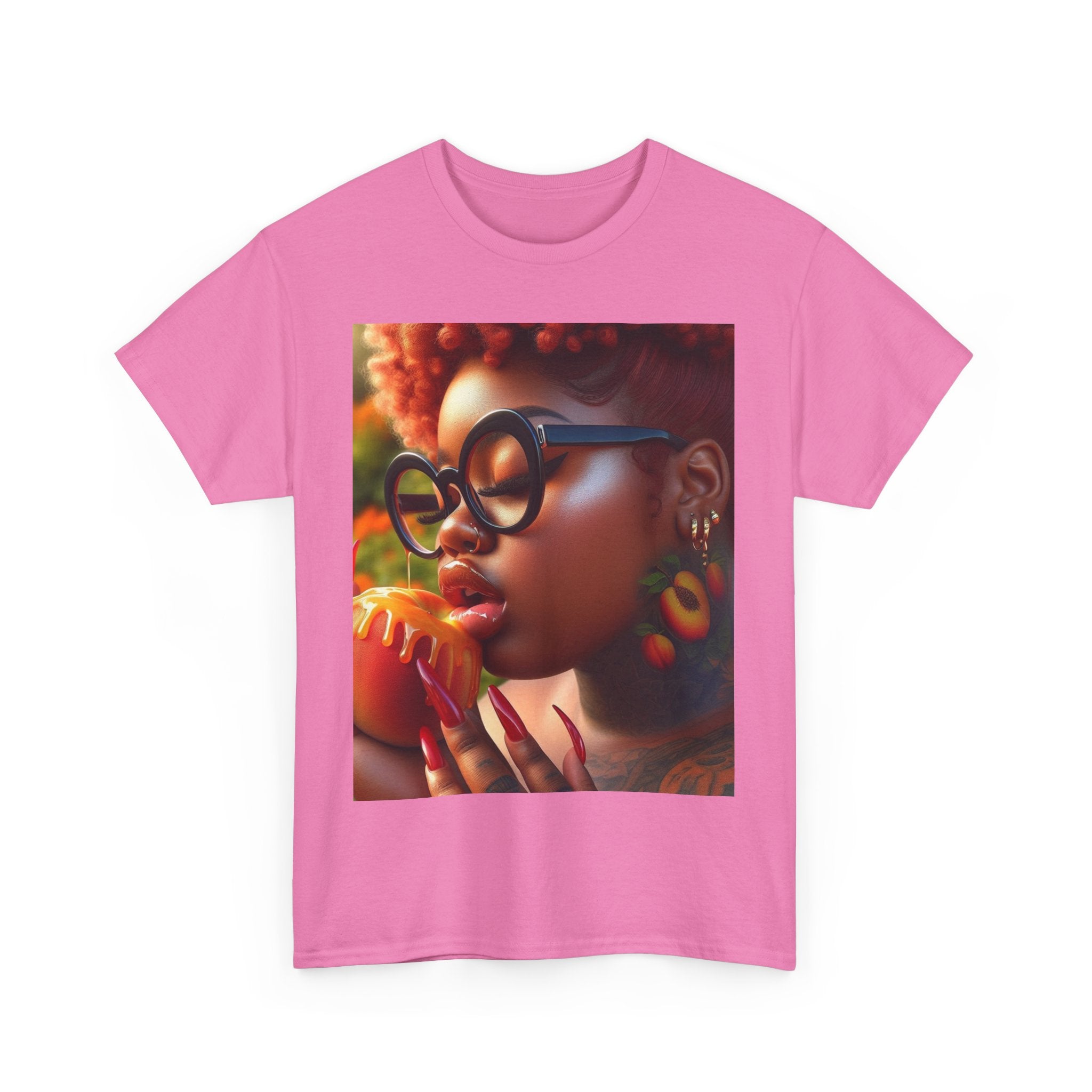 “Georgia Peach” Cotton Graphic Tee