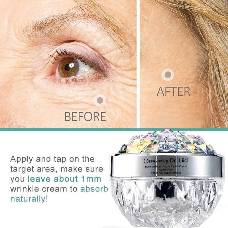 Retinol Anti-Aging Night Moisturizer – Gluten-Free, Vegan Cream for Radiant, Youthful Skin