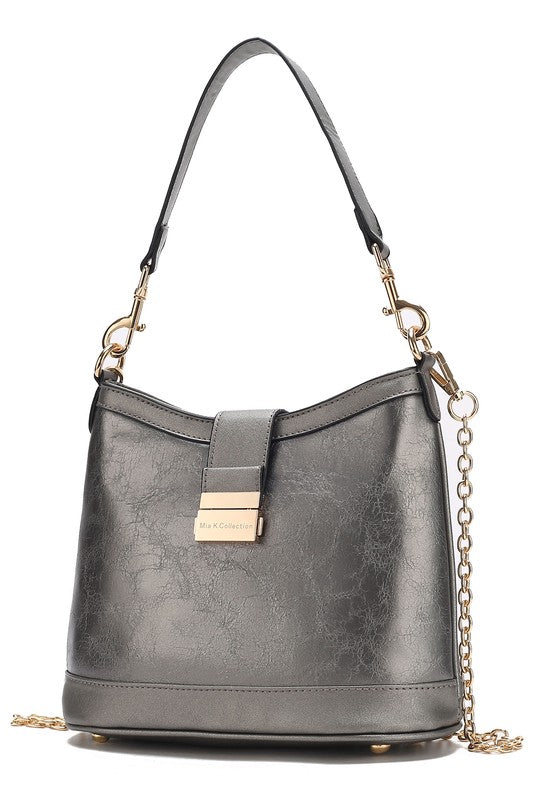 “Pilar” Vegan Leather Shoulder Bag