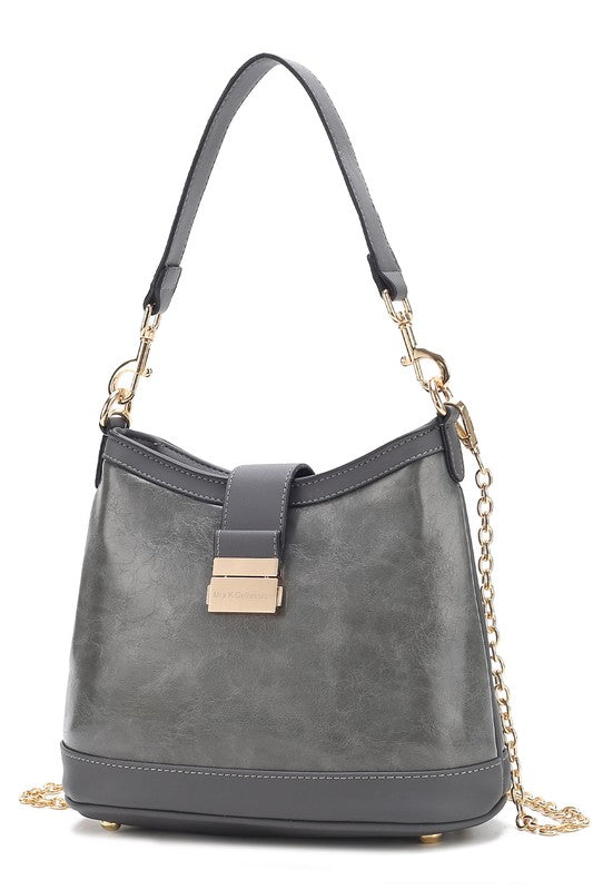 “Pilar” Vegan Leather Shoulder Bag