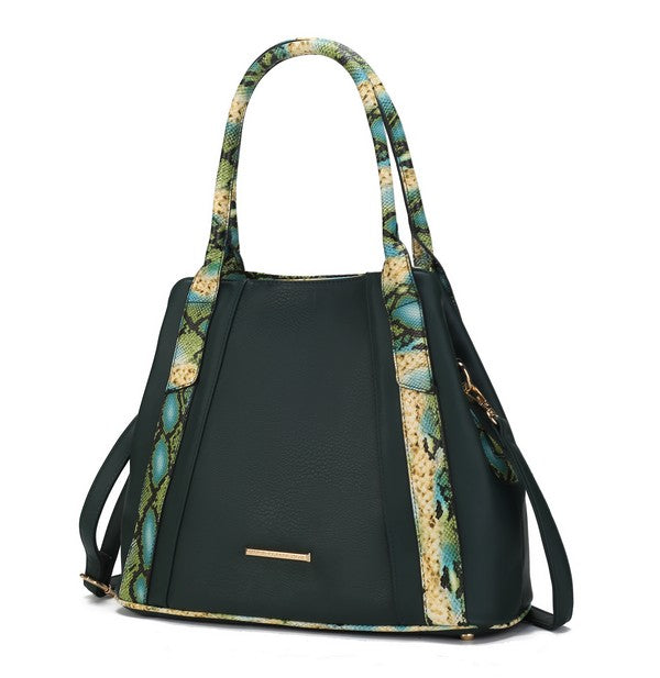MKF Kenna Snake embossed Tote Bag