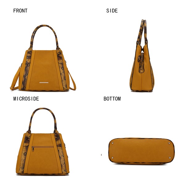 MKF Kenna Snake embossed Tote Bag