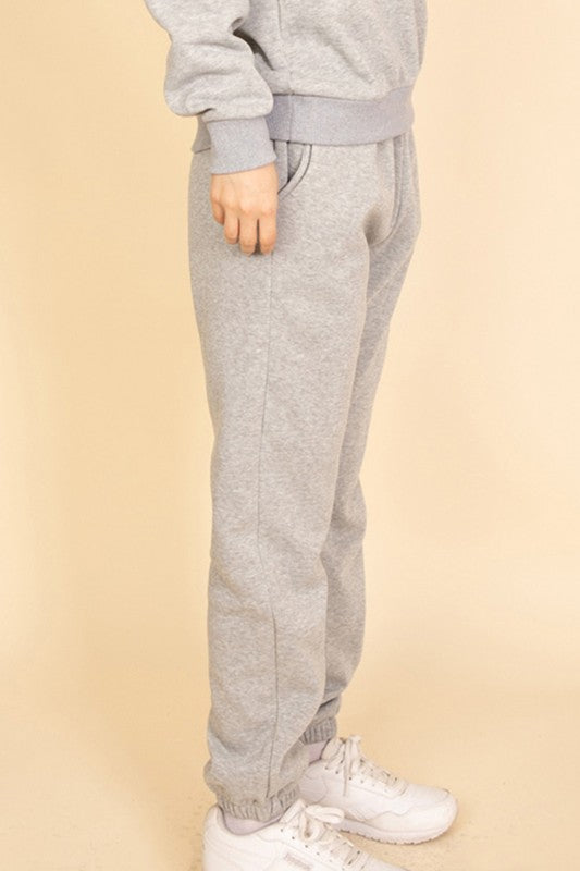 Side Pocket Drawstring Waist Sweatpants