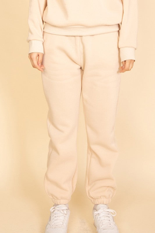 Side Pocket Drawstring Waist Sweatpants
