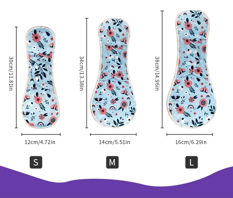 KUSHIE FlowBloom Reusable Pads – 2-Piece Leakproof Comfort Set