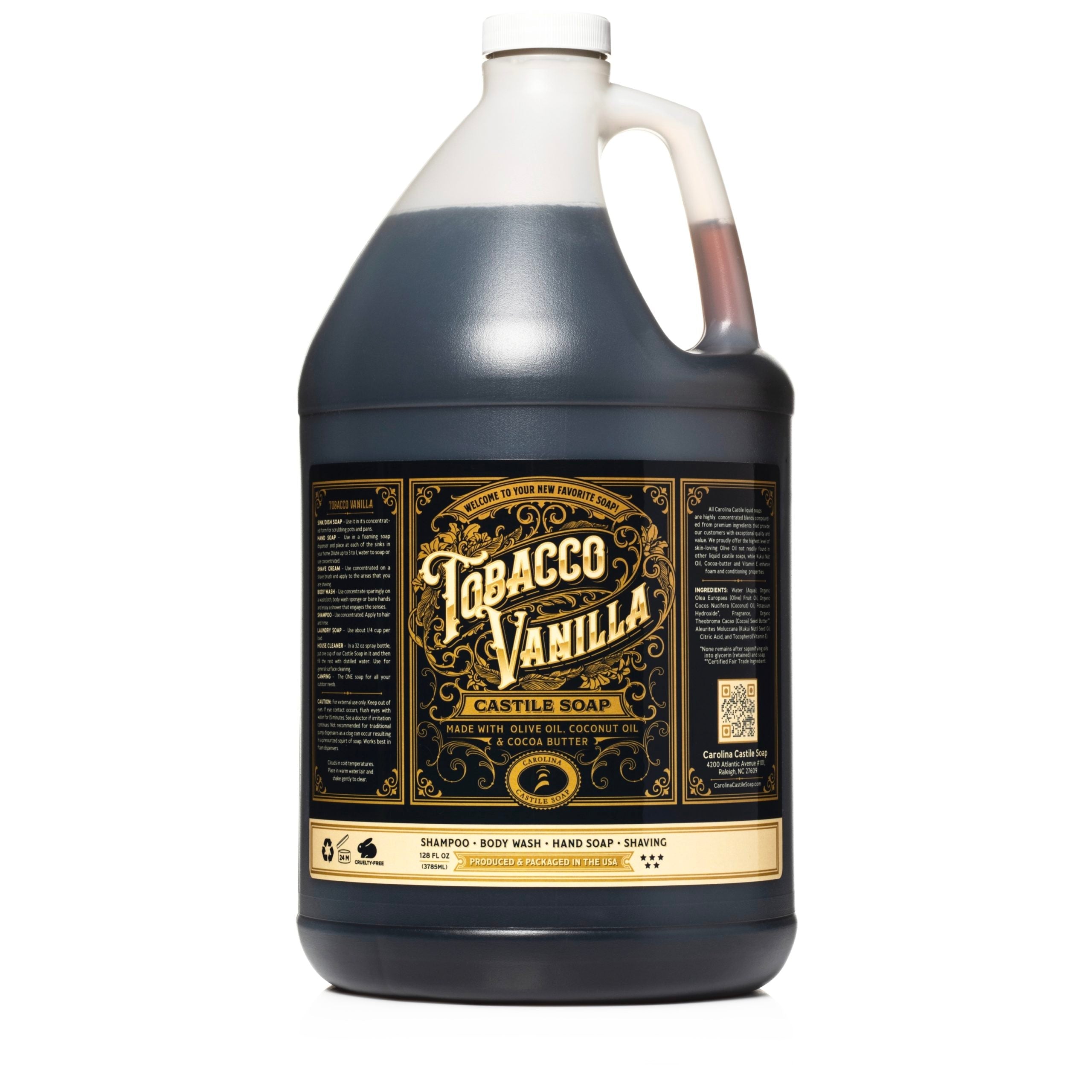 Tobacco Vanilla Castile Soap
