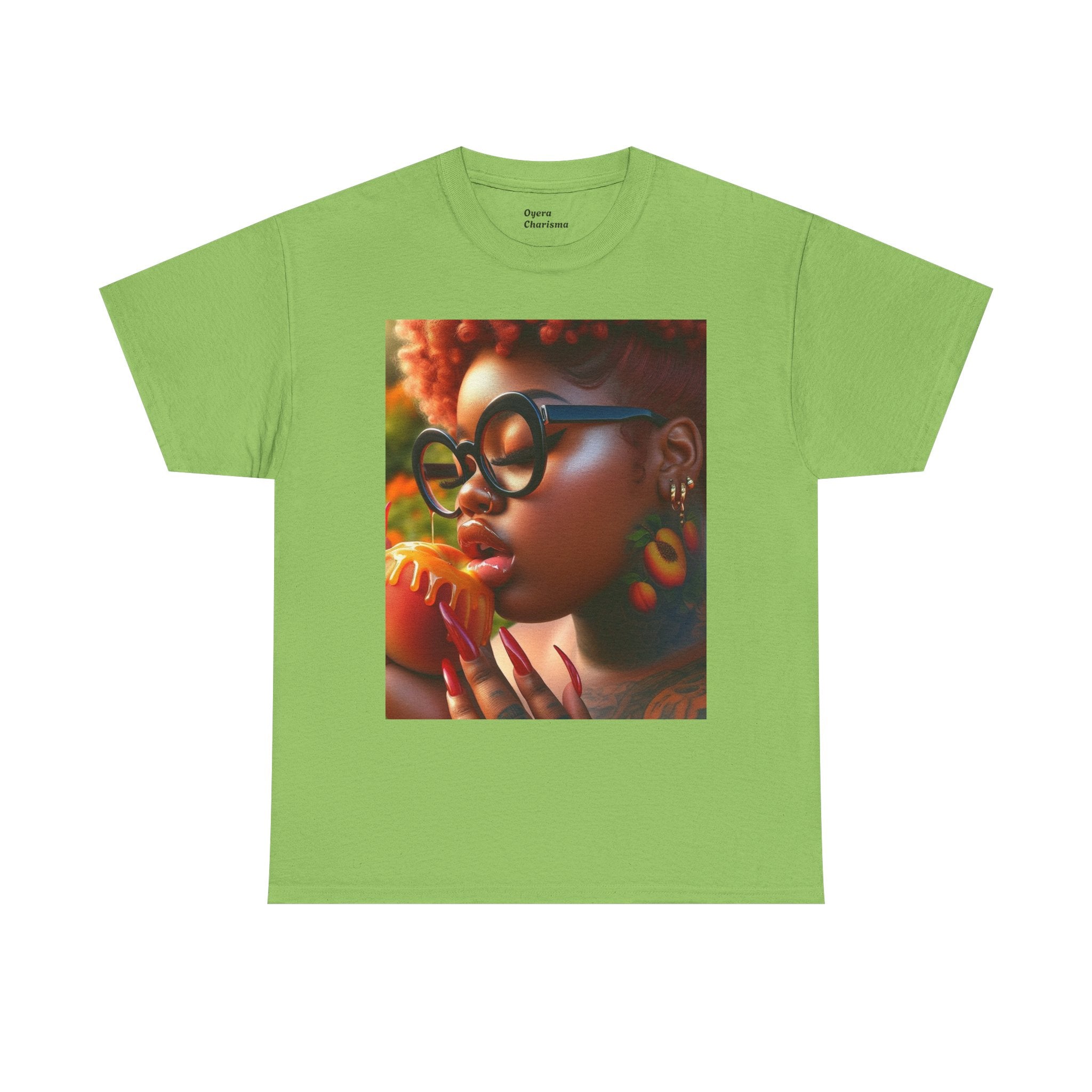 “Georgia Peach” Cotton Graphic Tee