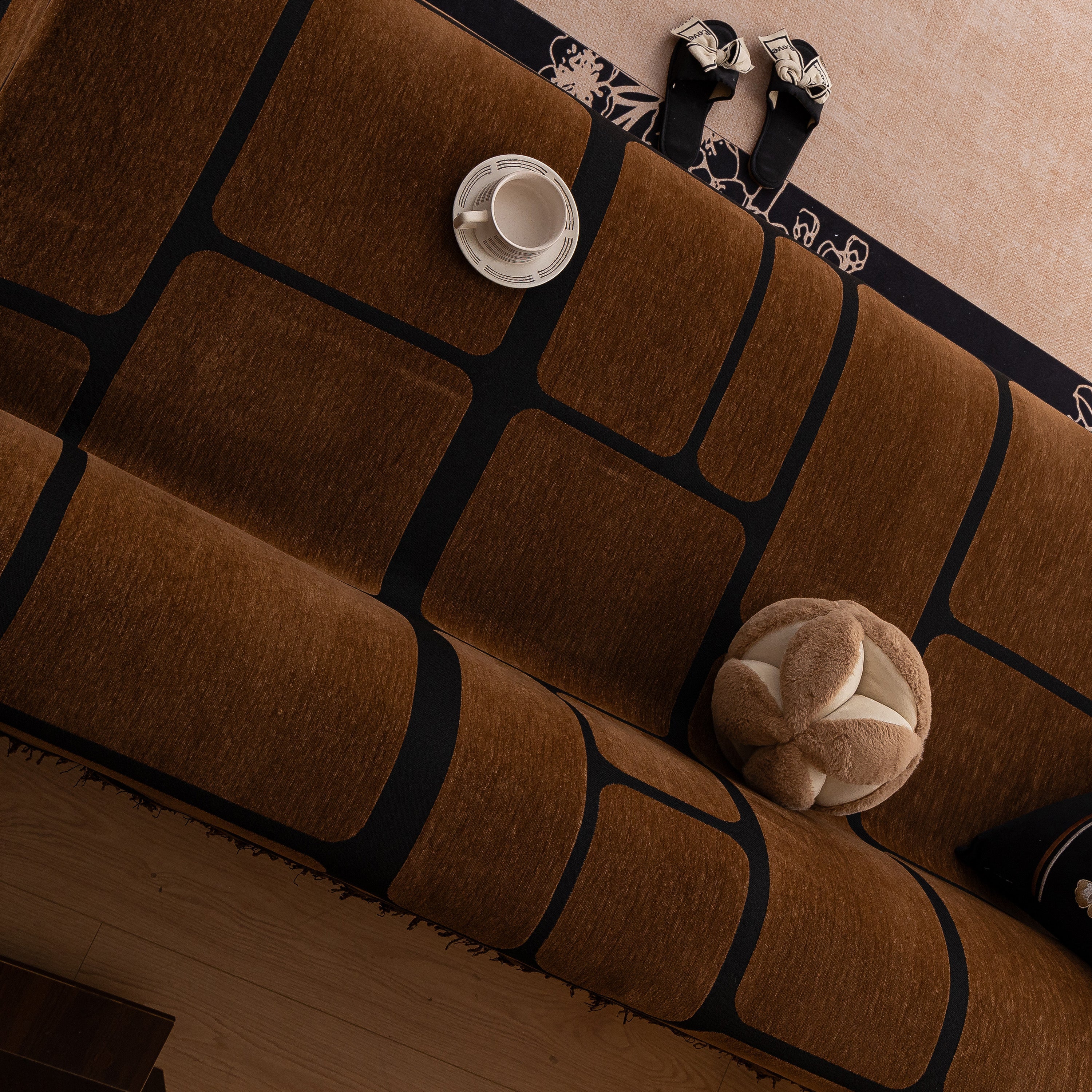 Modern Geometric Sofa Cover Decorative Couch Throw Blanket Furniture Protector