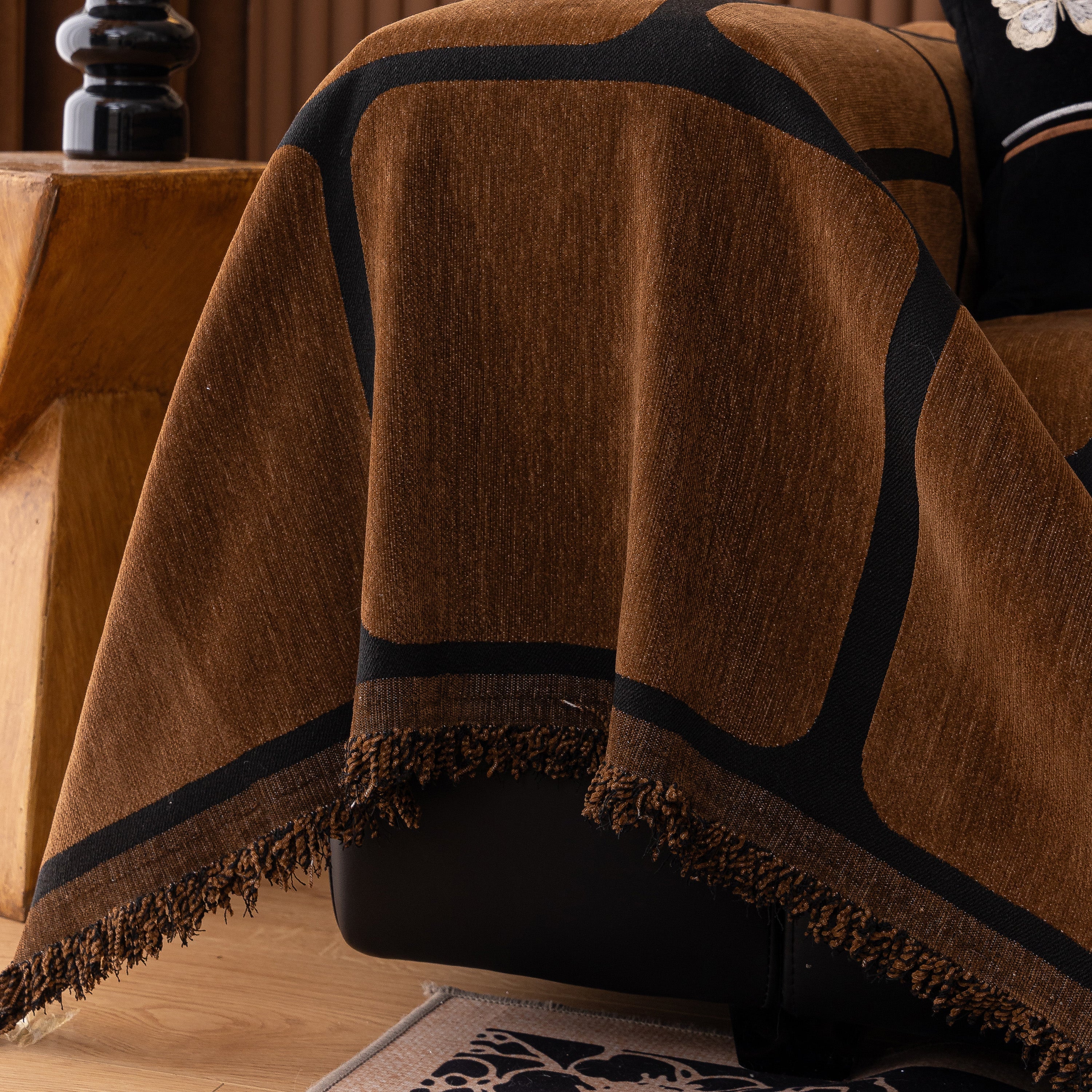 Modern Geometric Sofa Cover Decorative Couch Throw Blanket Furniture Protector