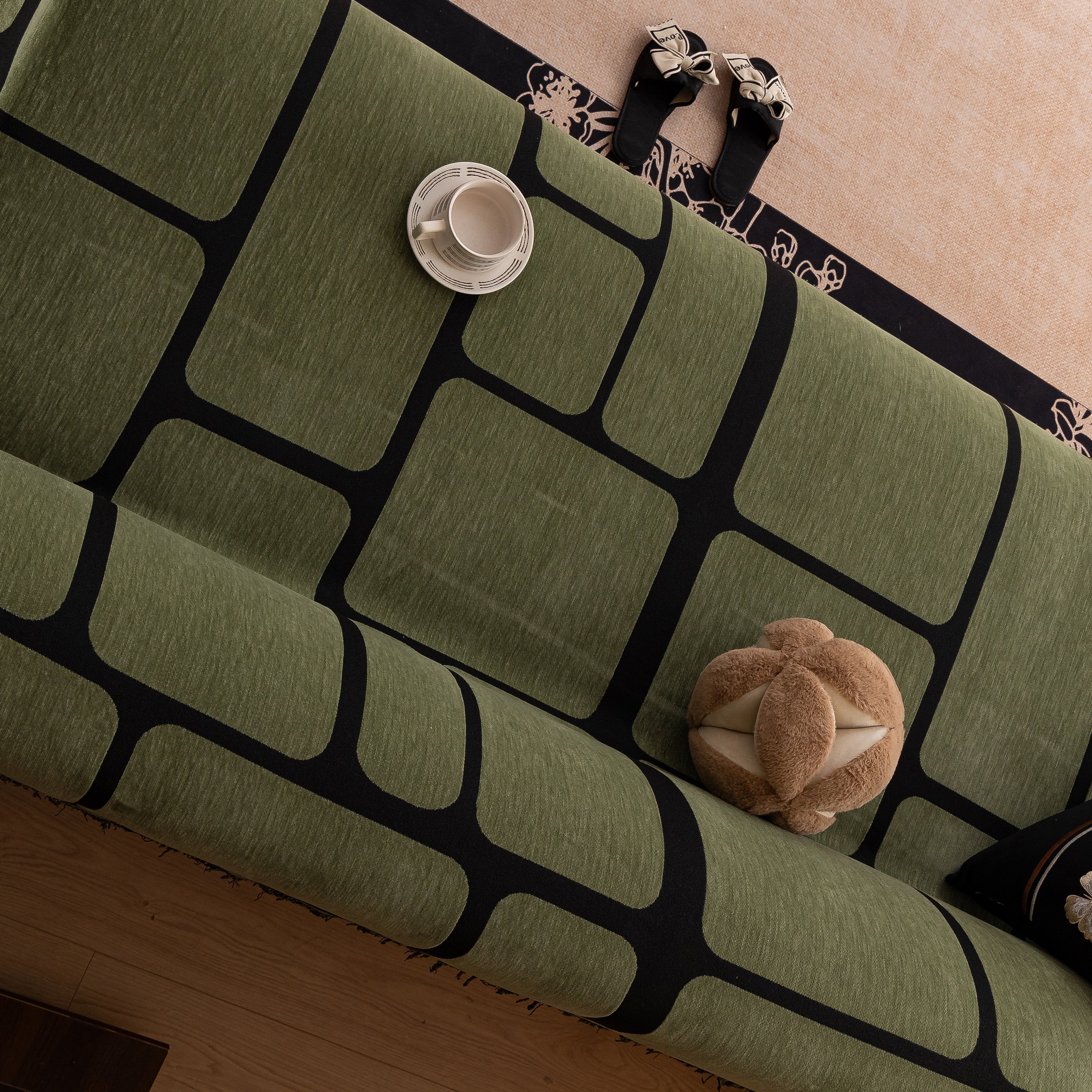 Modern Geometric Sofa Cover Decorative Couch Throw Blanket Furniture Protector