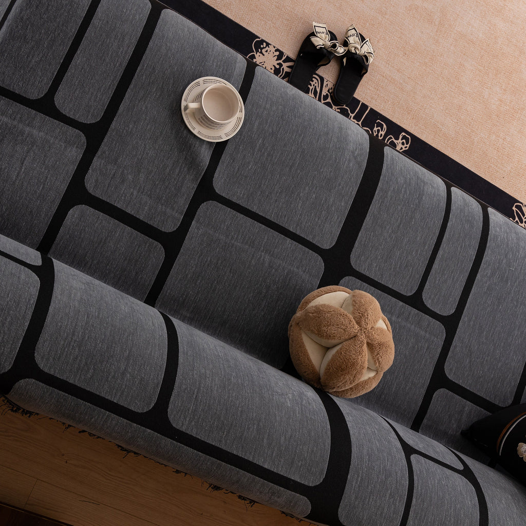 Modern Geometric Sofa Cover Decorative Couch Throw Blanket Furniture Protector