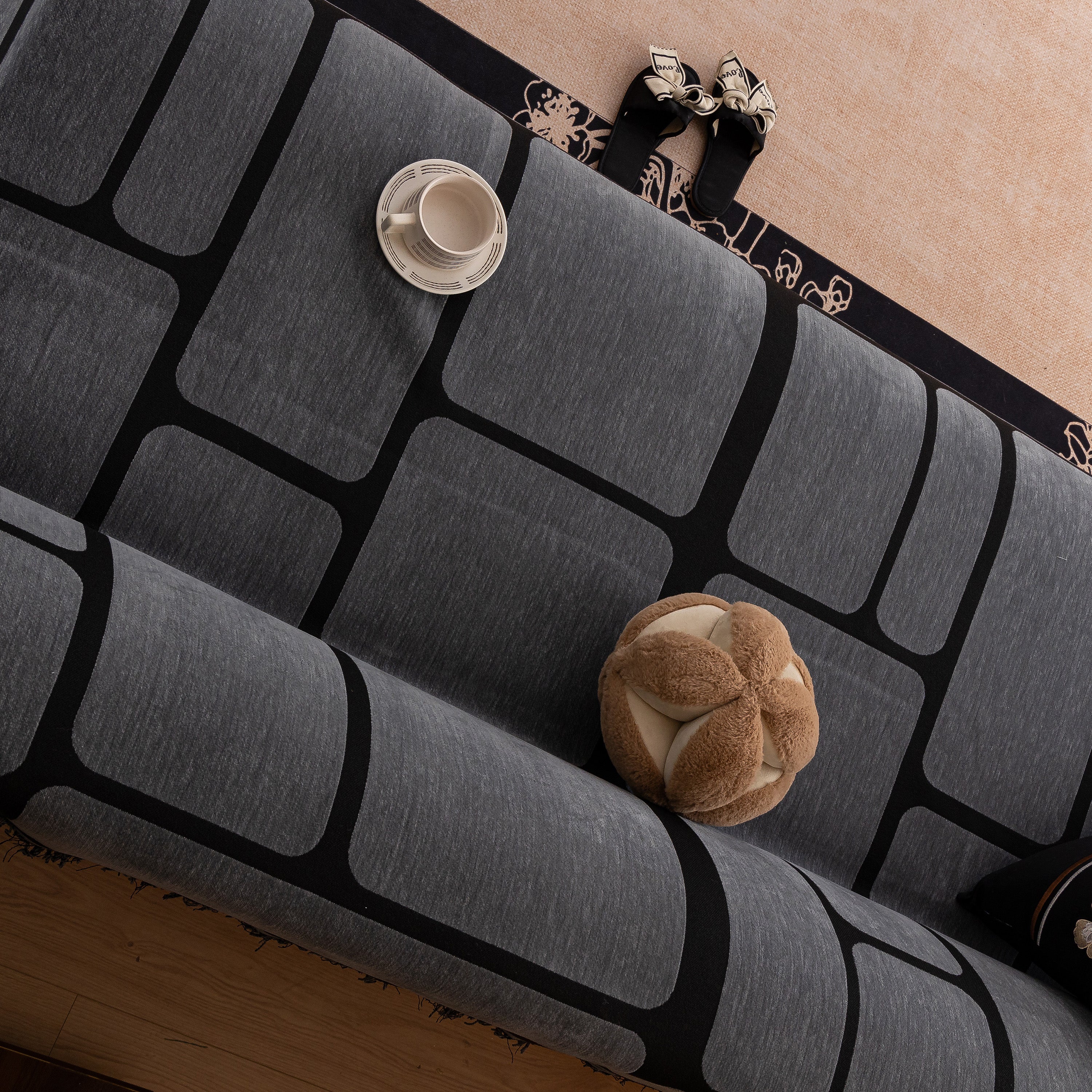 Modern Geometric Sofa Cover Decorative Couch Throw Blanket Furniture Protector