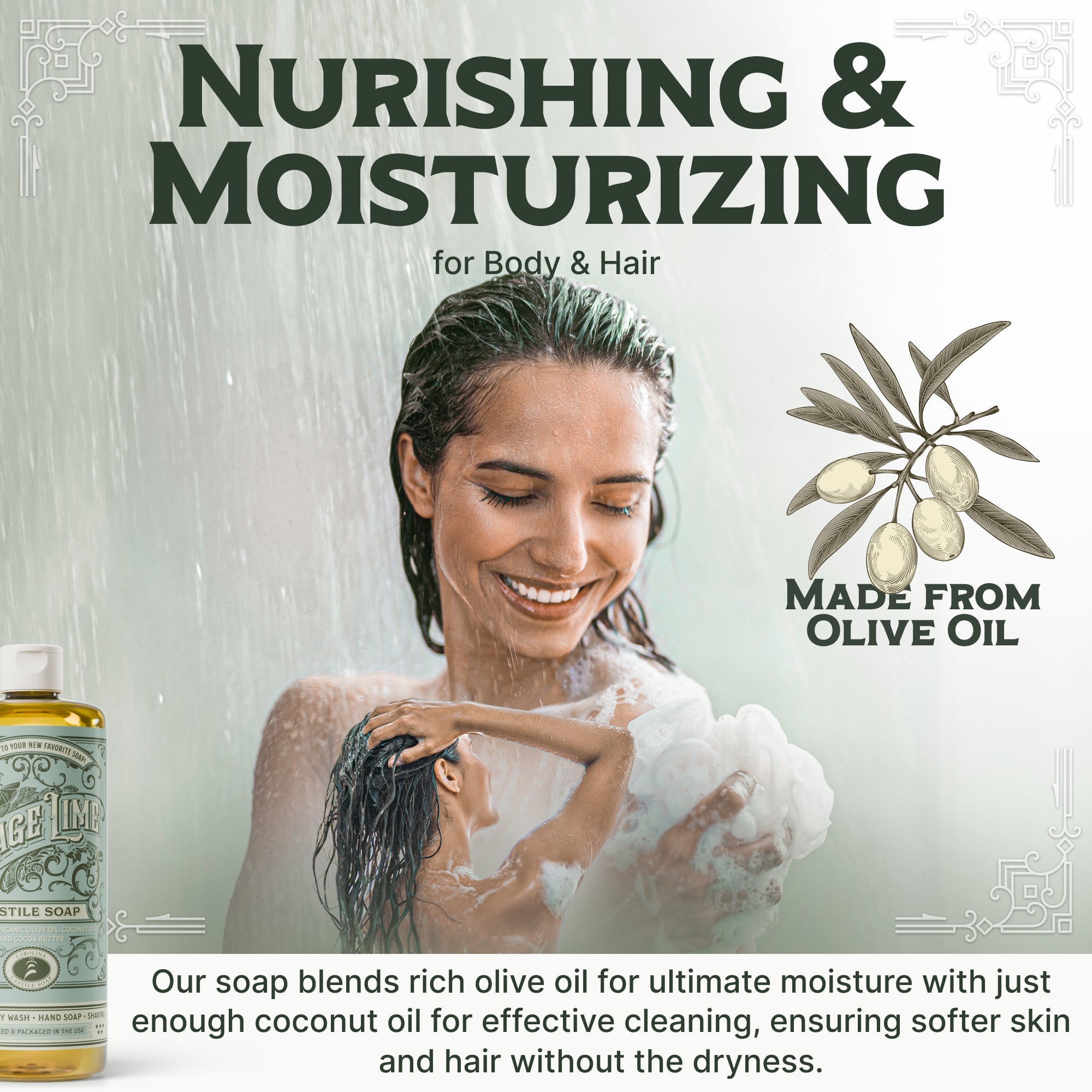 Sage Lime Castile Soap