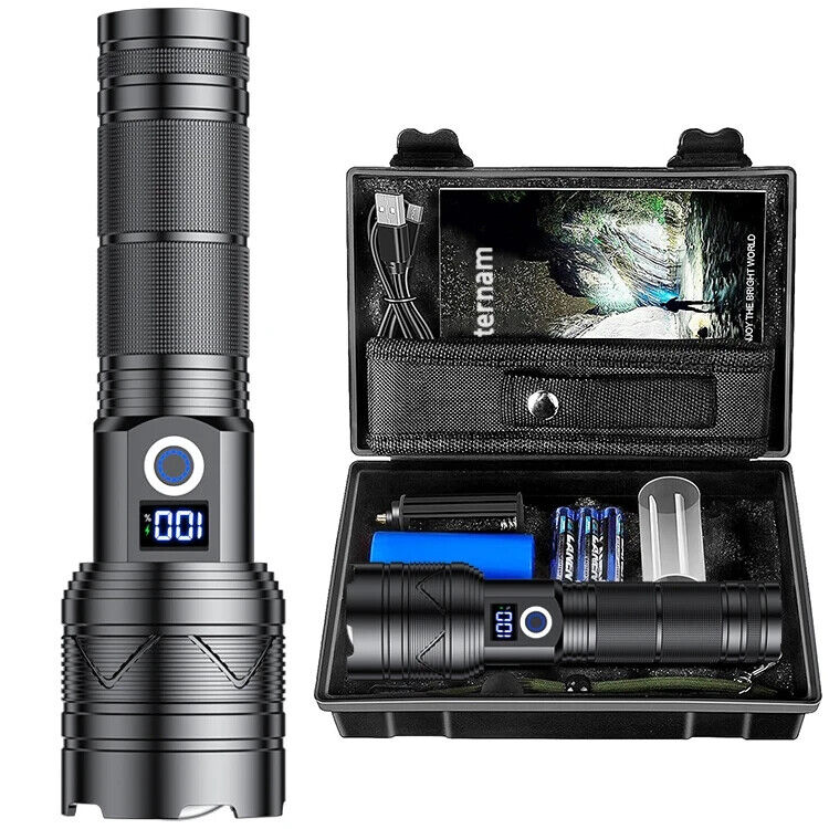 Blazer 5000 Tactical Flashlight & 30W Powerbank, Military-Grade, 950,000 LM