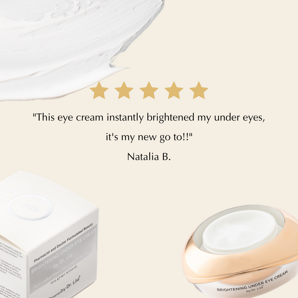 Radiant Brightening Eye Cream with Peptides – Vegan, Gluten-Free & Allergen-Free Anti-Aging Treatment
