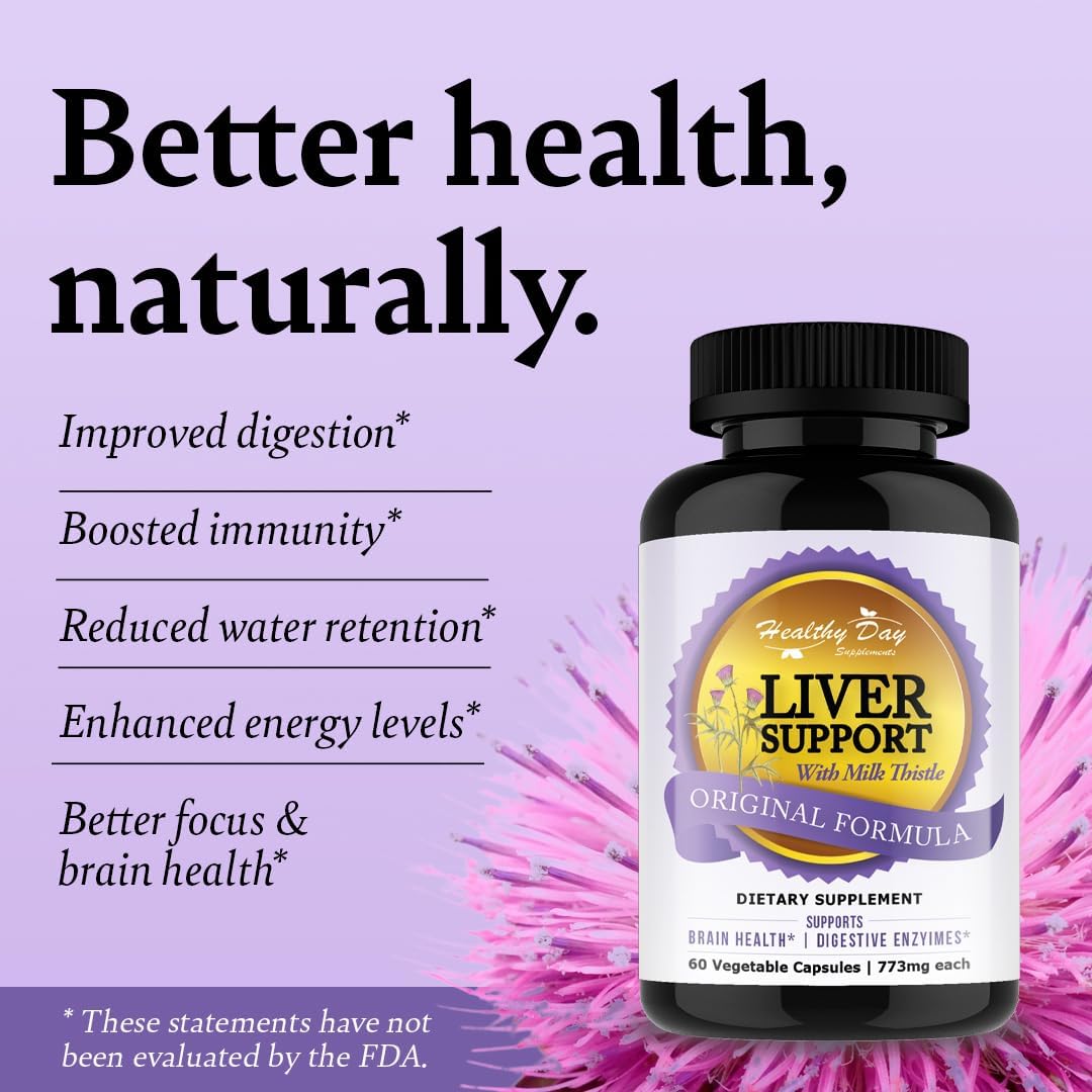 Liver Cleanse and Detox & Repair Formula - Herbal Liver Support Supplement Liver Detox