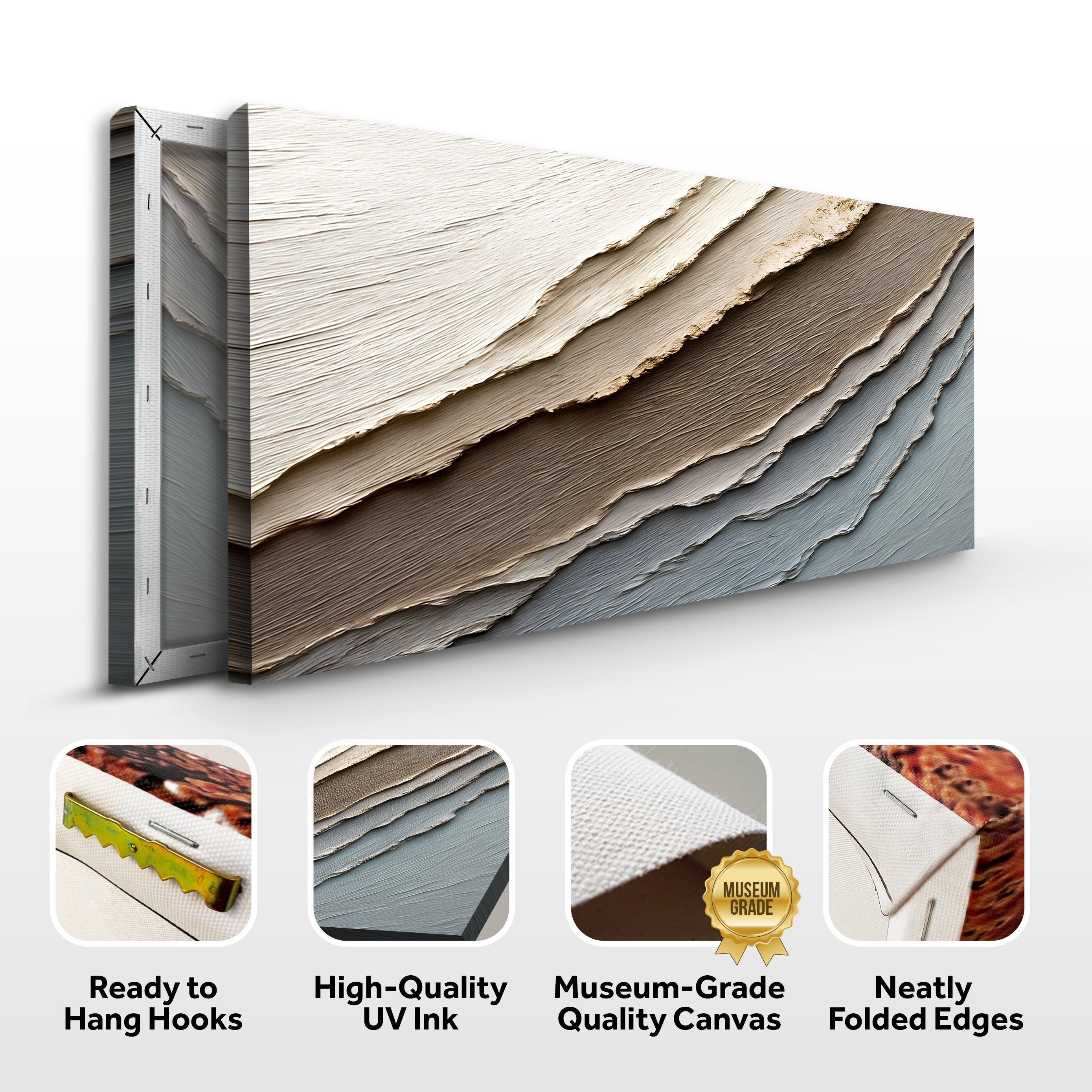 Abstract Earth Tones Wall Art