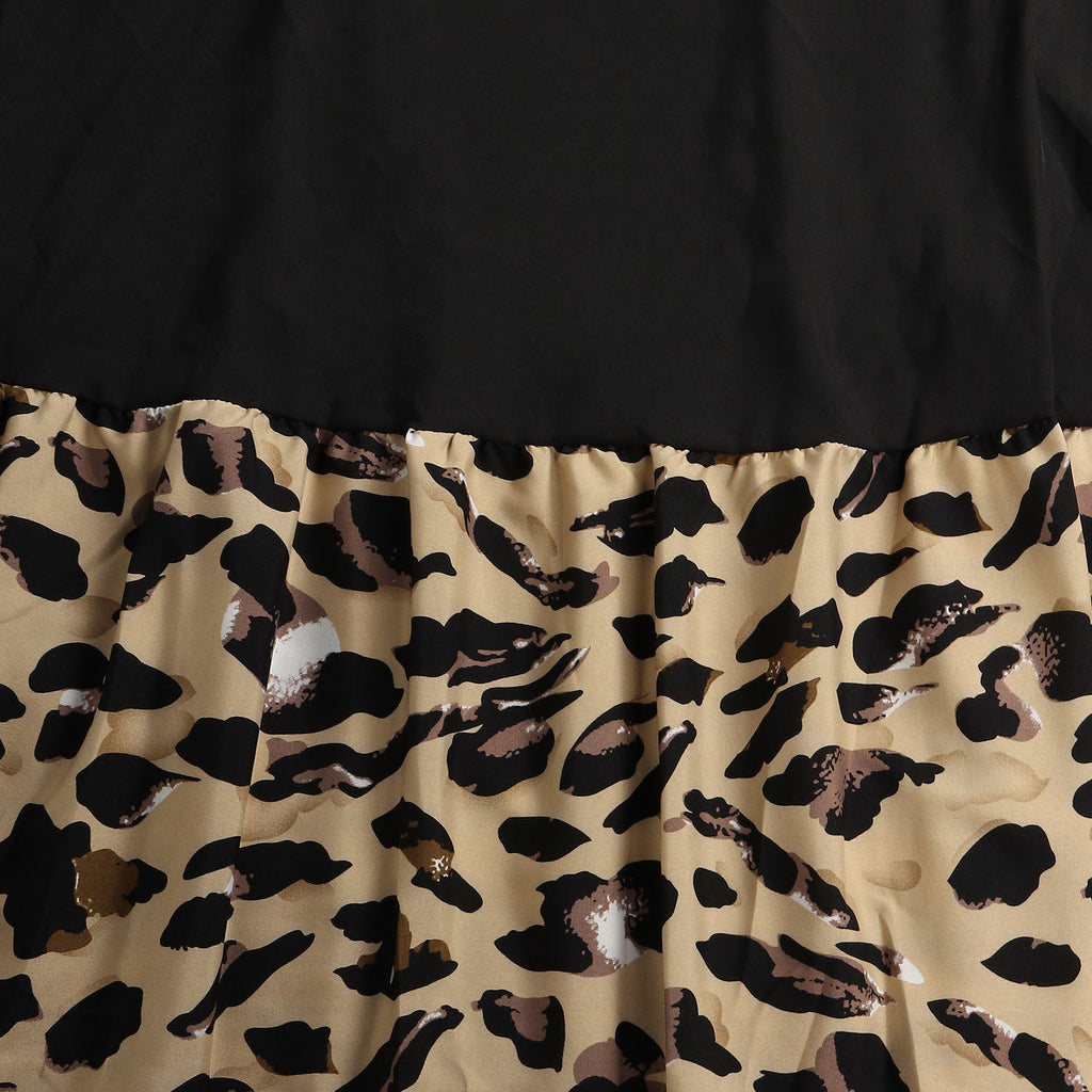 American Large Print Maxi Dress