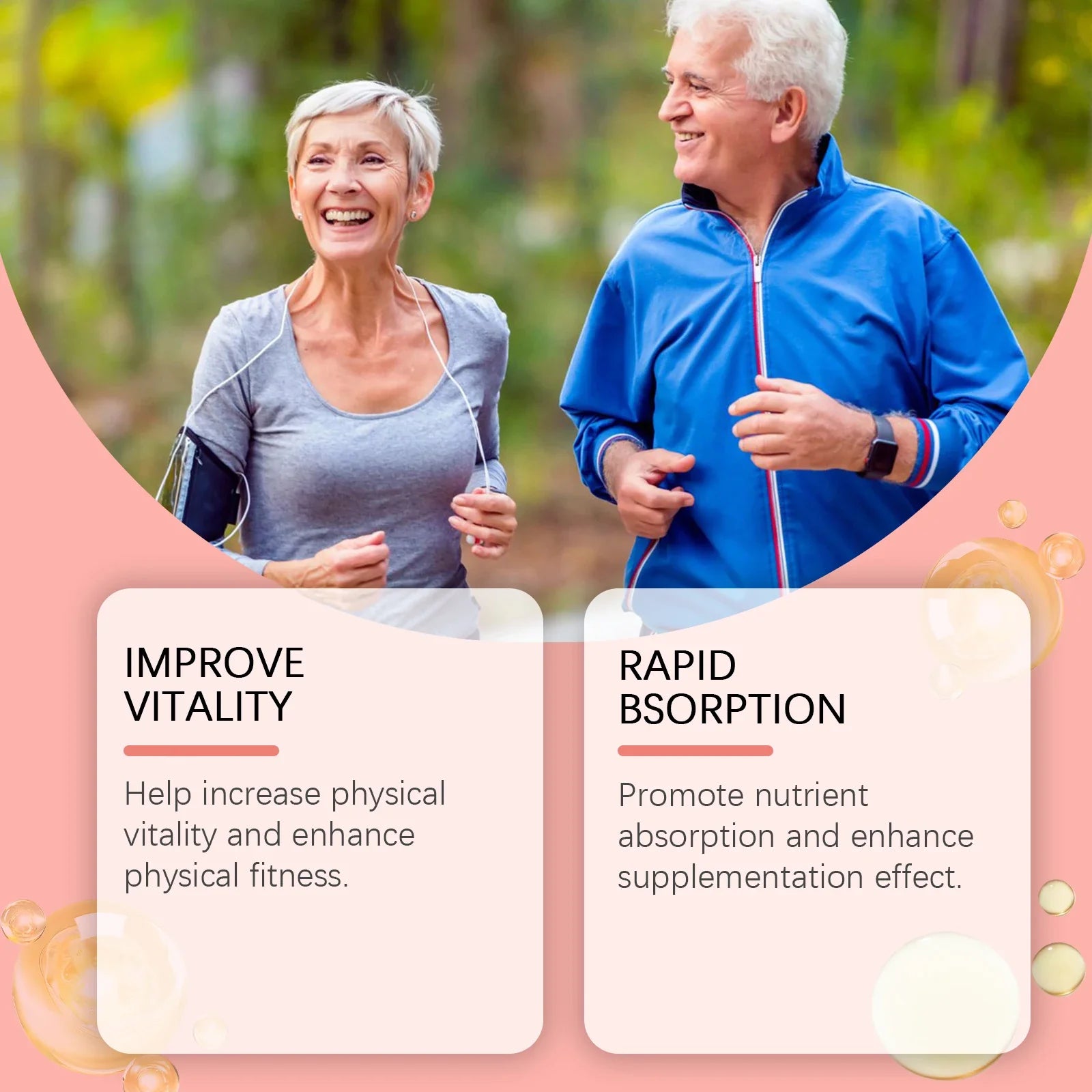 59ml Googeer Energy Supplement Oral Solution Treat Disease Improve Physical Function Stay Active Physical Dietary Supplement