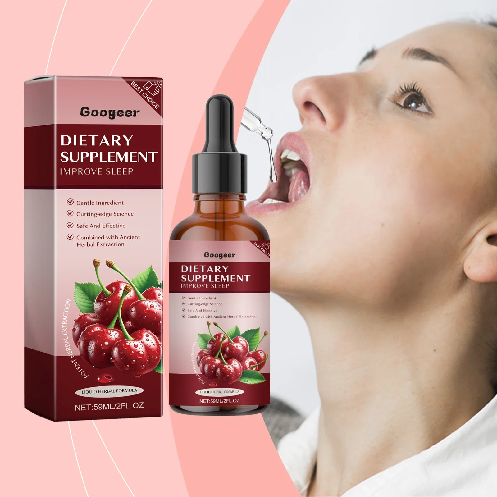 59ml Googeer Energy Supplement Oral Solution Treat Disease Improve Physical Function Stay Active Physical Dietary Supplement