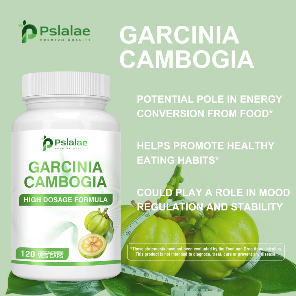 Garcinia Cambogia Health Supplement Appetite Suppression Metabolism Boost Energy Replenishment Colon Cleansing 120 Capsules