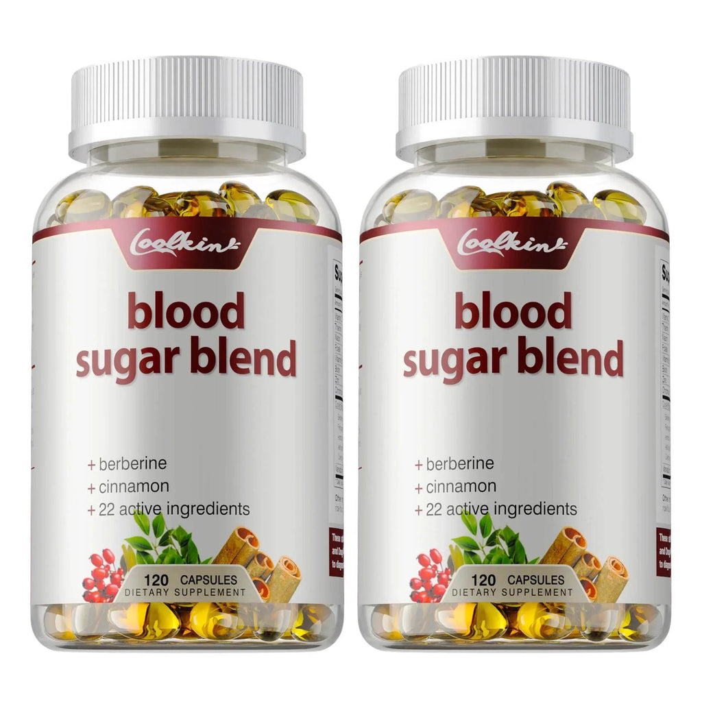 Blood Sugar Blend Capsules - Maintains Healthy Blood Sugar Levels and Supports Heart and Cardiovascular Health - 120 Capsules