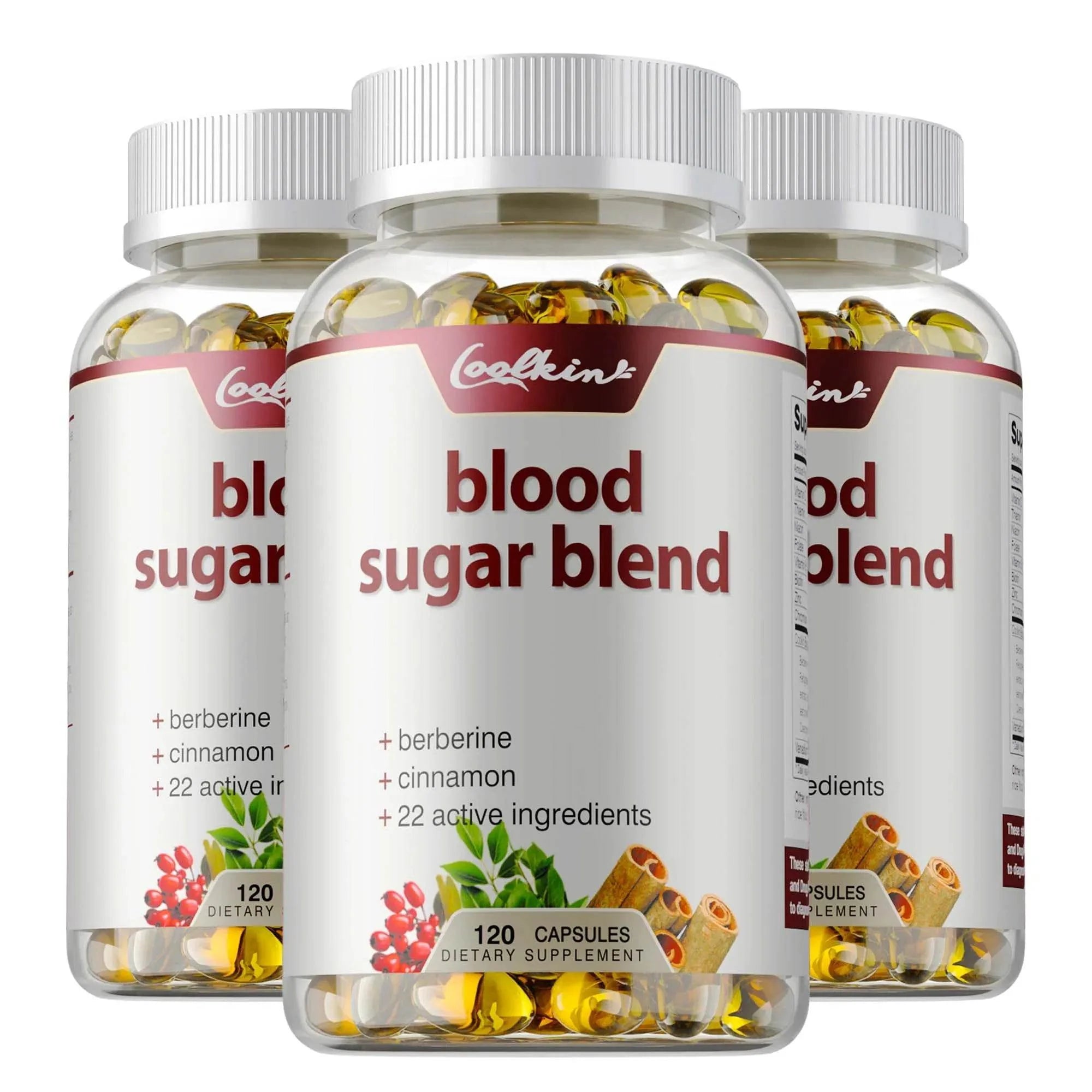 Blood Sugar Blend Capsules - Maintains Healthy Blood Sugar Levels and Supports Heart and Cardiovascular Health - 120 Capsules