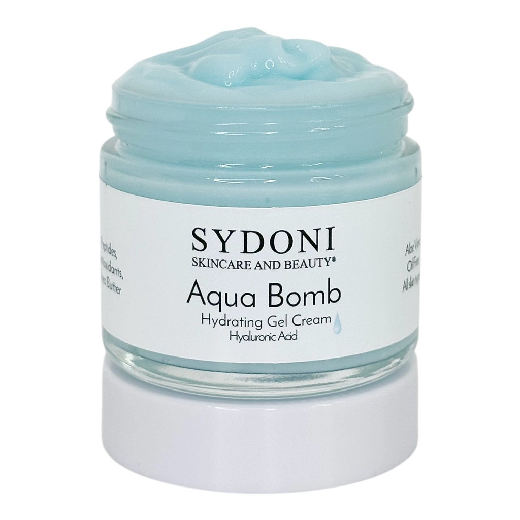 MOST LOVED! AS SEEN IN VOGUE MAGAZINE and WELLNESS MAGAZINE-AQUA BOMB HYDRATING GEL CREAM with HYALURONIC ACID AND PEPTIDES 1.7 fl. oz.