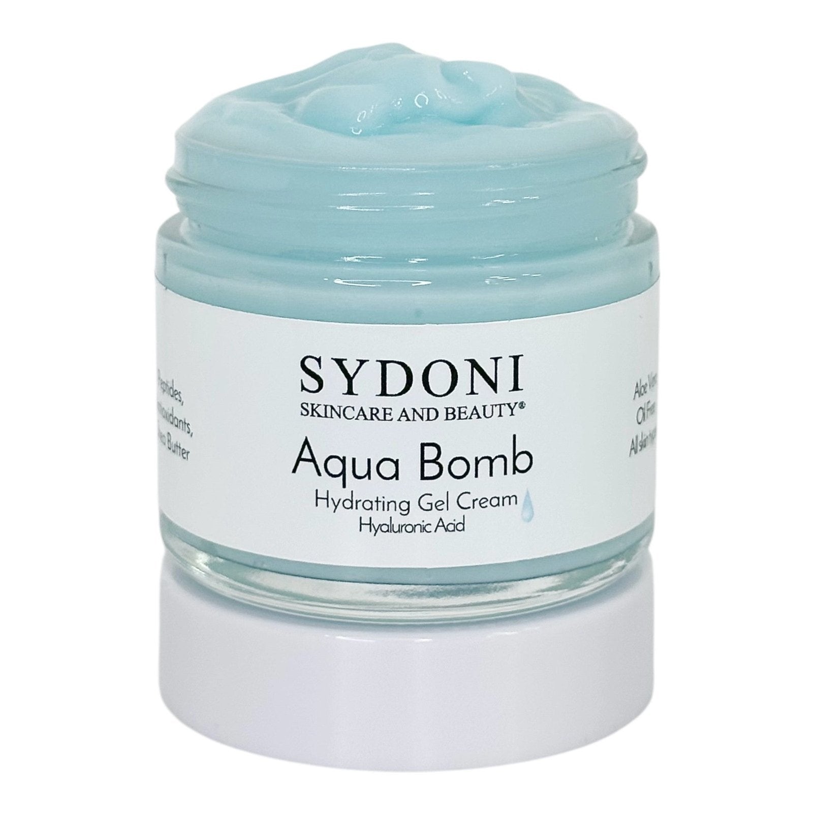 MOST LOVED! AS SEEN IN VOGUE MAGAZINE and WELLNESS MAGAZINE-AQUA BOMB HYDRATING GEL CREAM with HYALURONIC ACID AND PEPTIDES 1.7 fl. oz.