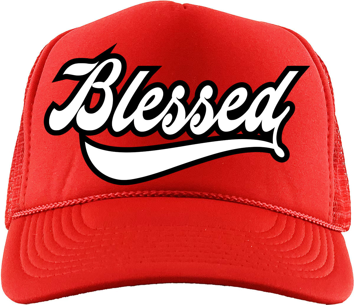 Blessed (Air Jordan 4 Brick By Brick) Trucker Hat