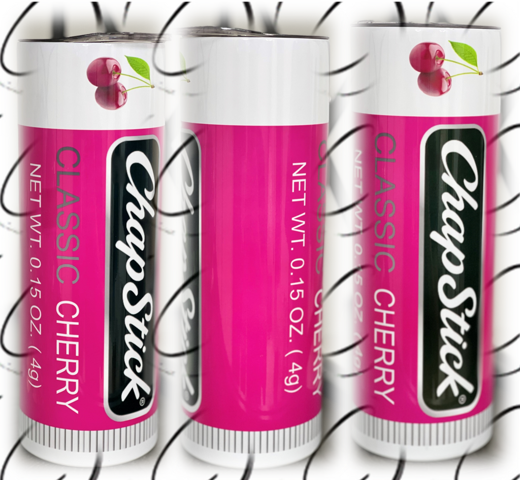 Cherry ChapStick 20oz Skinny Tumbler