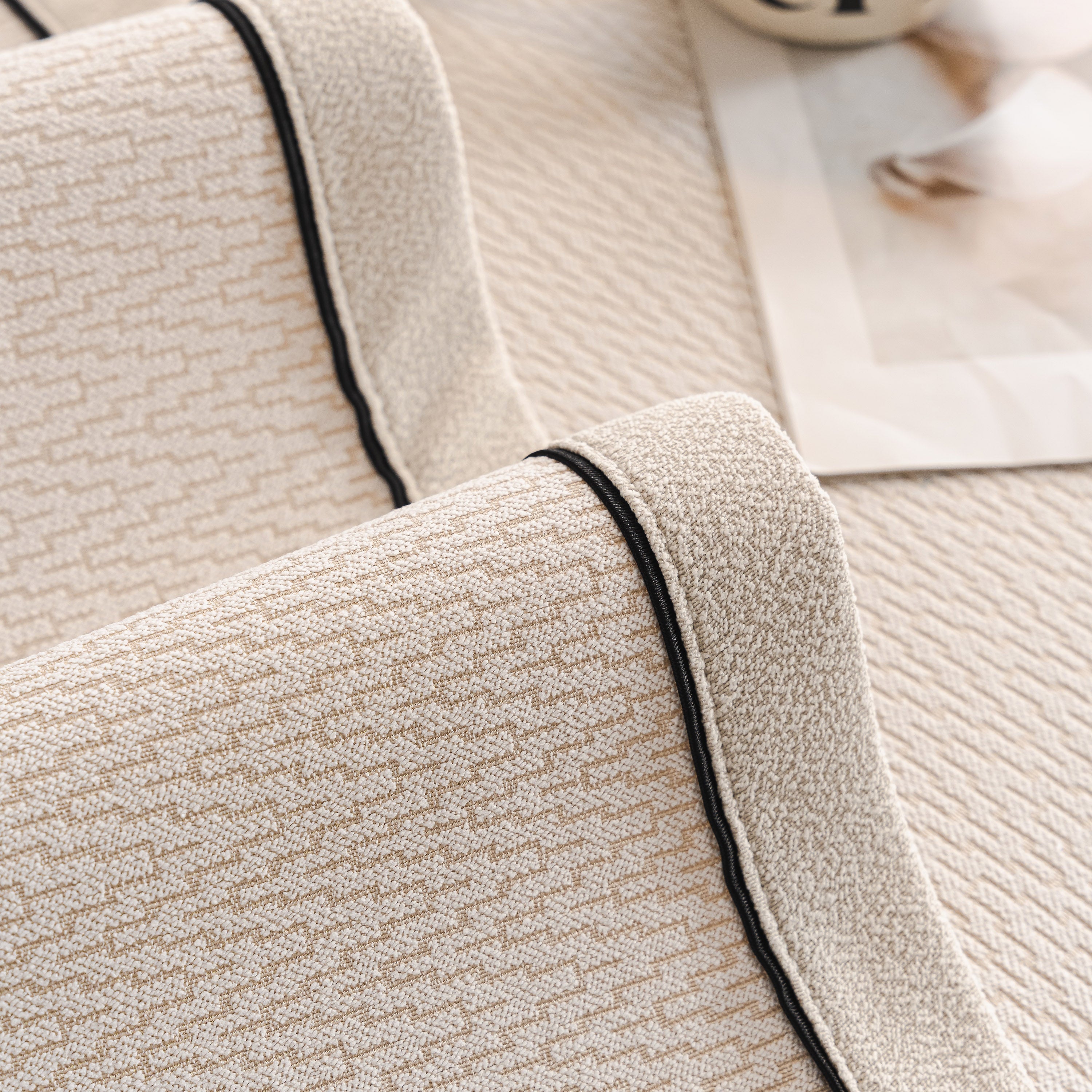 Herringbone Couch Protector for Pets, Non-Slip Washable Sectional Couch Covers