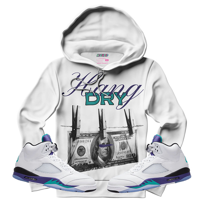 Hang Dry (Air Jordan 5 Grape) Hoodie