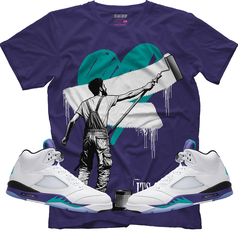 It's Okay To Start Over (Air Jordan 5 Grape) T-Shirt