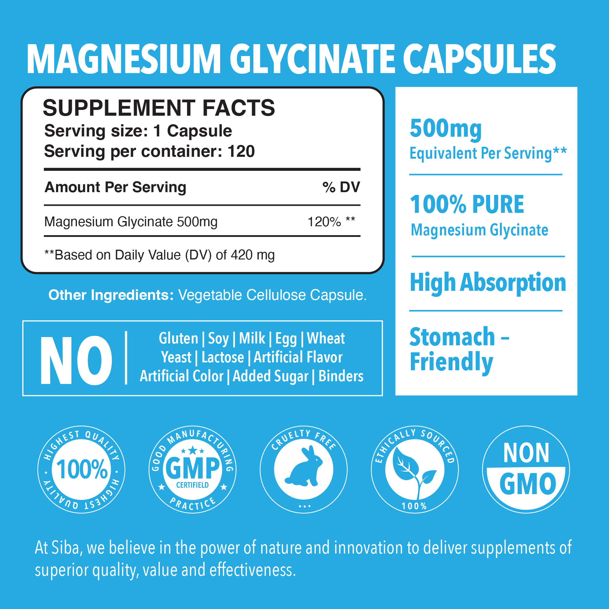 Magnesium Glycinate Capsules