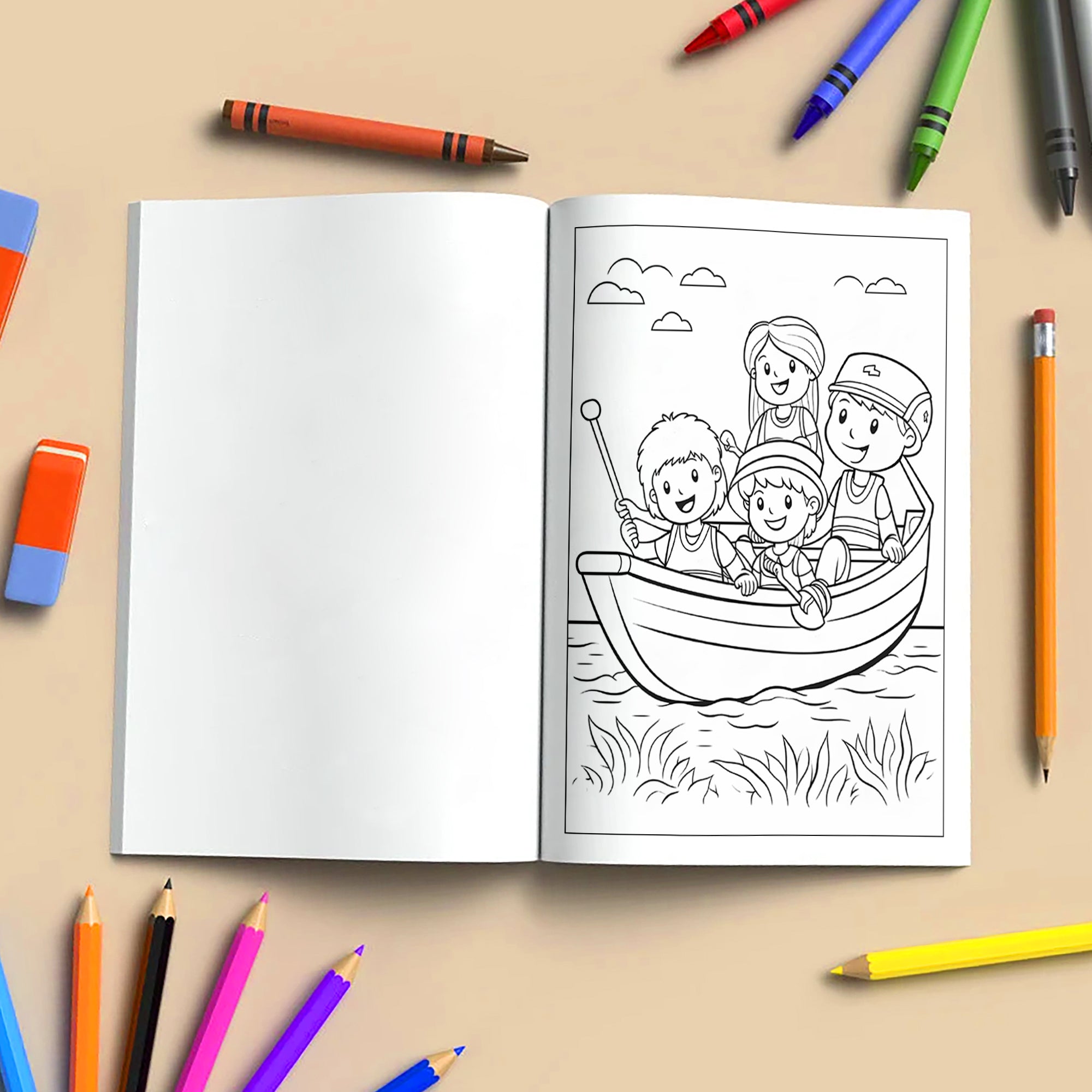 Aloha Shoreline Adventures Coloring Pages – 48 Fun Hawaii Beach Scenes for Kids
