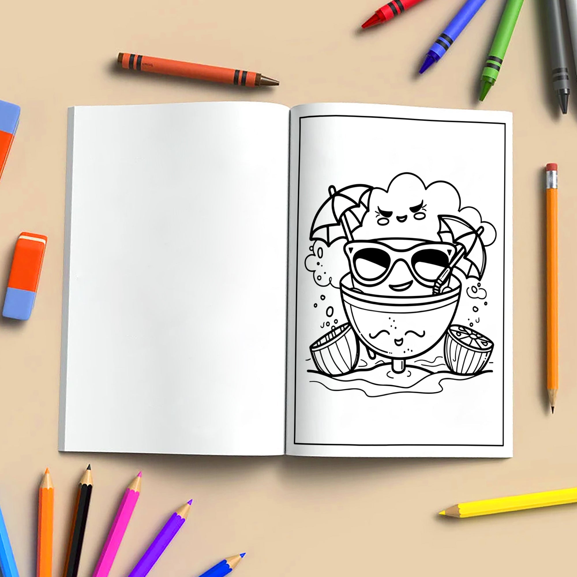Aloha Adventures Coloring Pages – 48 Fun Island Designs for Kids