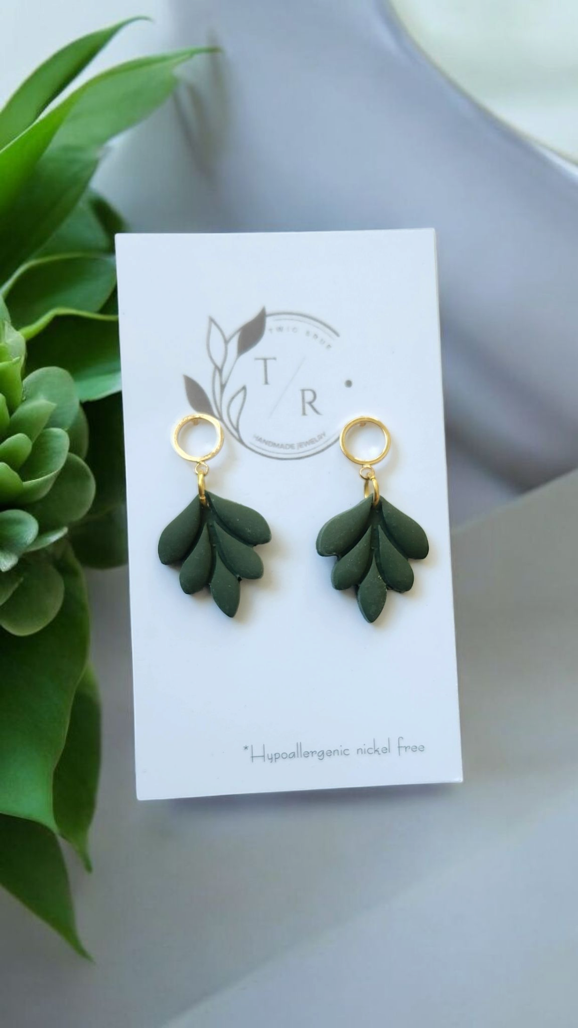 Paloma| Gold and clay drops