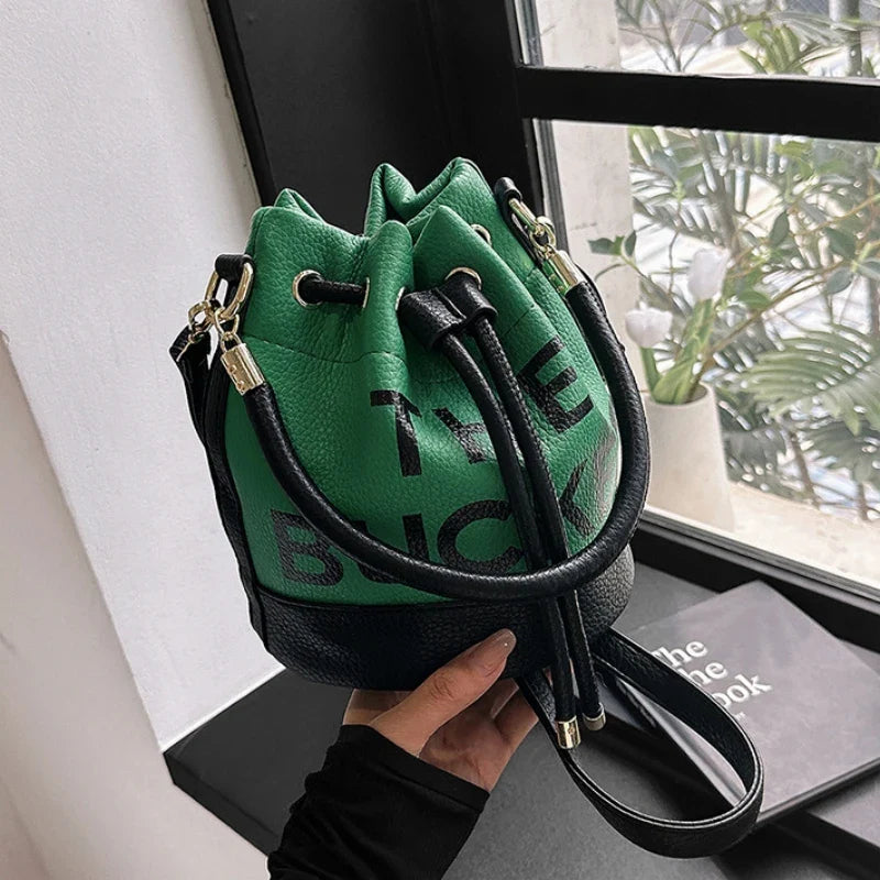 New Fashion Women's Bucket Bag Trend | Brand Casual Versatile Shoulder Bag & High-end Classic Crossbody Bag (Designer Luxury Handbag)