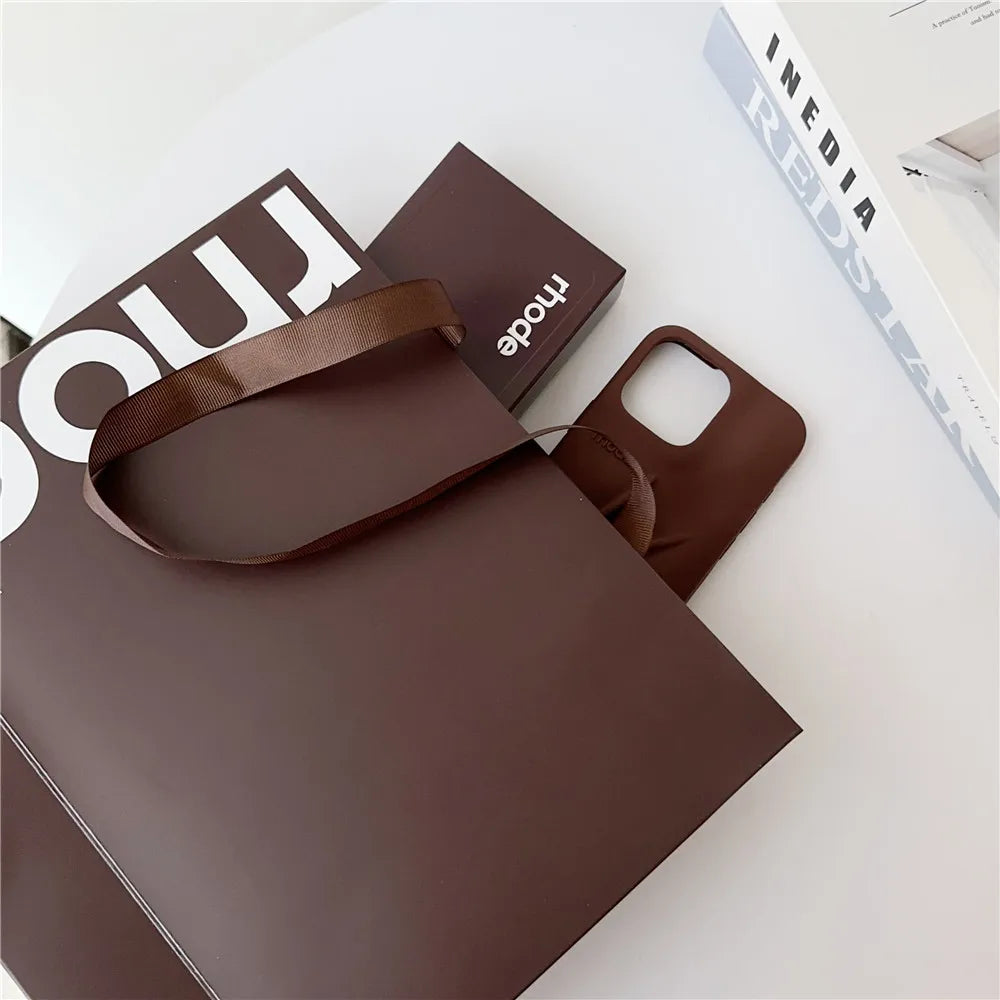 Set Gift Shopping Bag Rhode Phone Case For iPhone