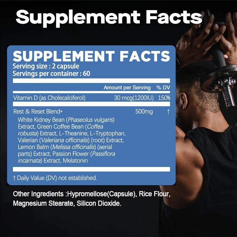 Night Time Fat Burner Supplement To Reduce Belly Fat - Helps Metabolic Cleansing, Sleep Aid Appetite Suppressant & Fat Burner