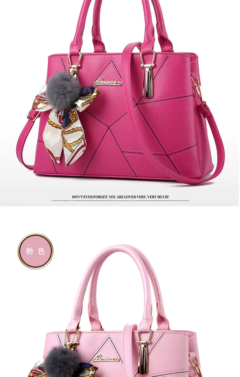 Quality Leather Women's Handbags | Trend Women's Designer Shoulder Crossbody Bag & Beach Tote Bag (Luxury Messenger Bags)