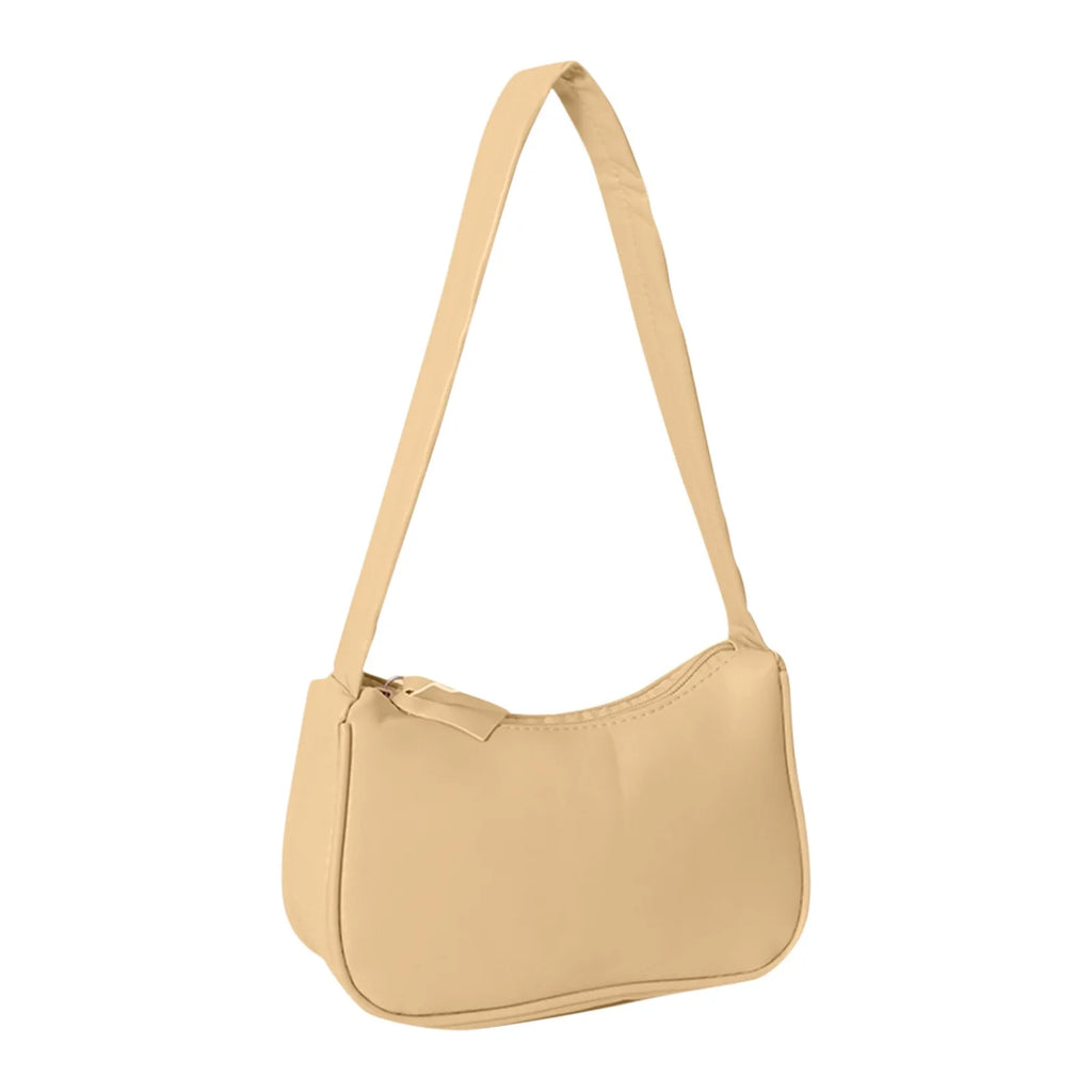 Retro Women's Solid Color Zipper Phone Bag | Hand Bag, Shoulder Bag & Armpit Bag (Mochilas Para Mujer, Mochila Y2k)