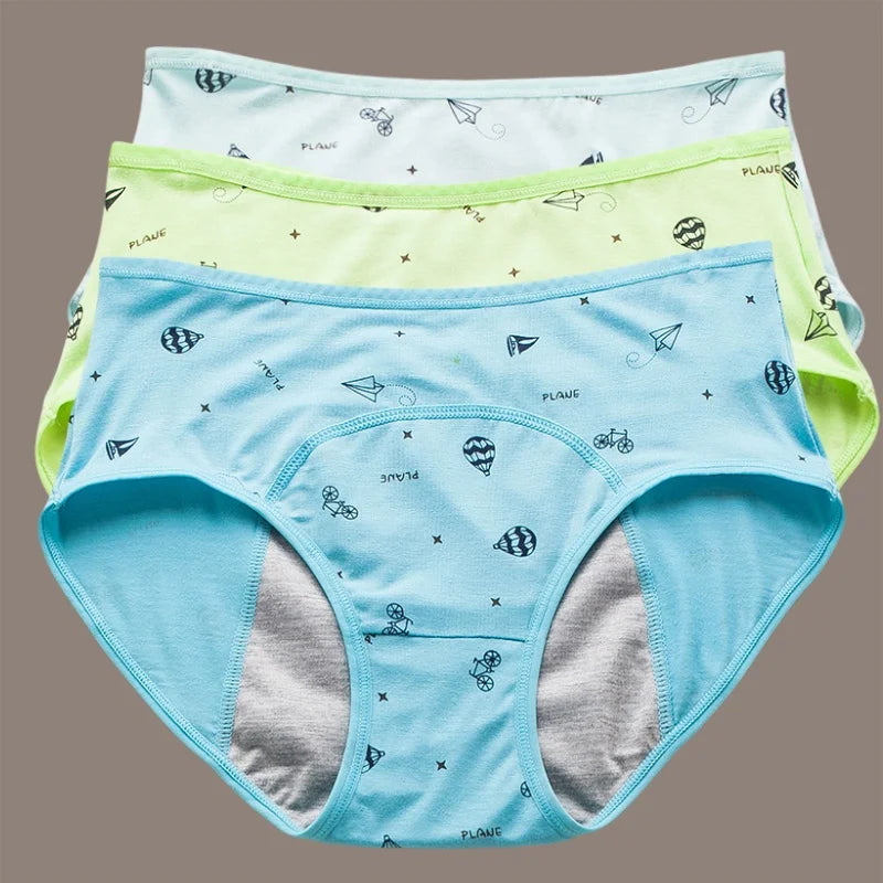 3 pcs Girls Period  Panties